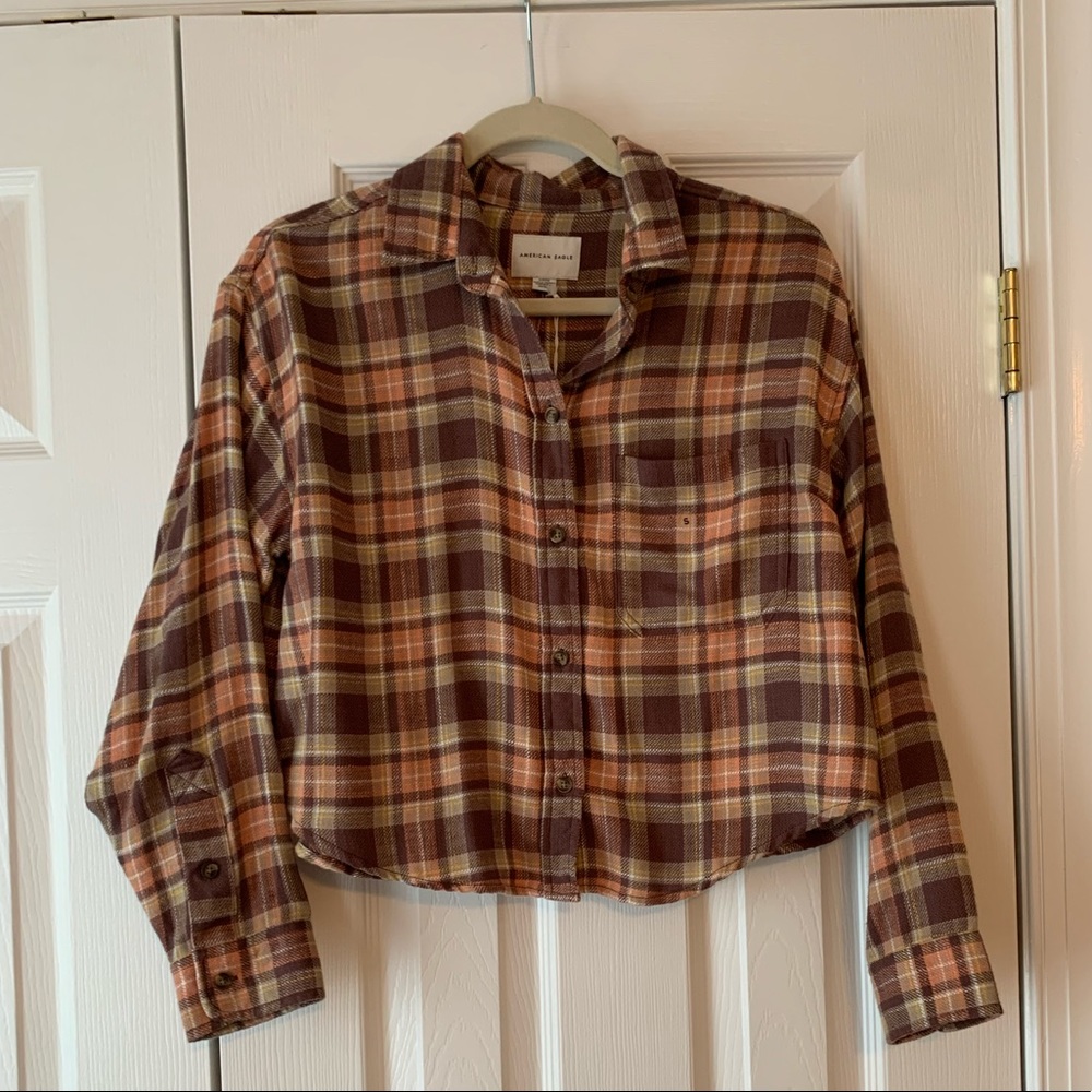 American Eagle flannel with tags